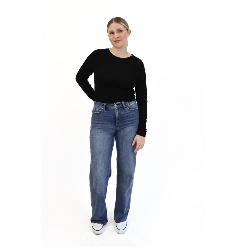 The Everyday Wide Leg Tummy Control Jean