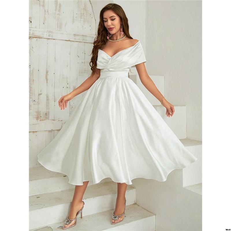 Skirt Hem Cocktail Strapless Elegant Fish BelleTiktok