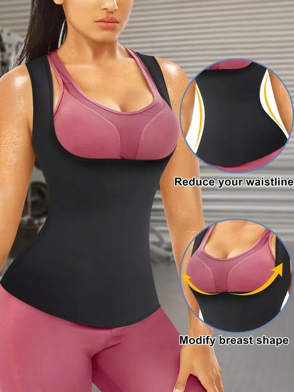 GOTOLY Women's Sweat Sauna Shapewear Vest,ody Shaper Neoprene Slimming Pants , Tummy Control Corset Cincher Slimming Body Shaper For Waist Training