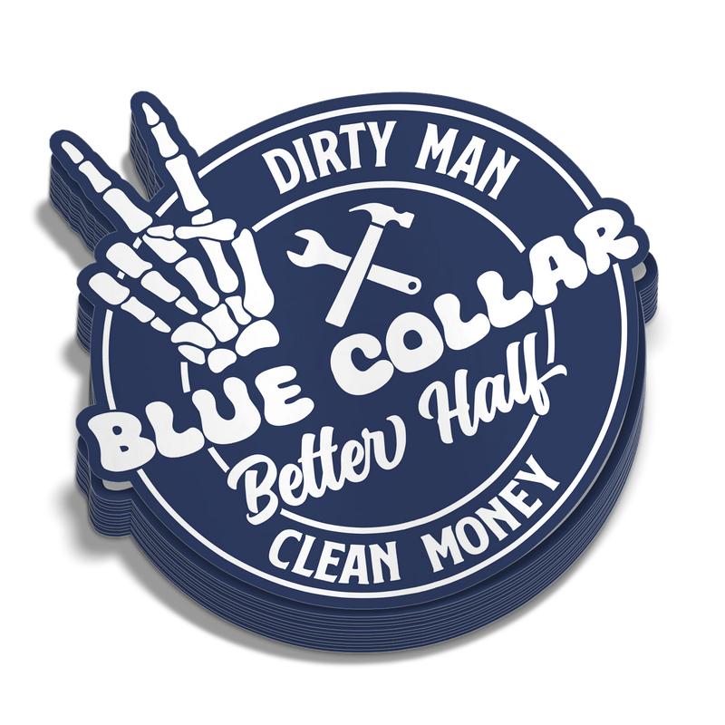 Dirty Man Clean Money - Blue Collar Better Half Cream Casual Women's Soft T-Shirt