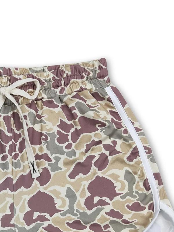 Adult women's Camo print casual shorts