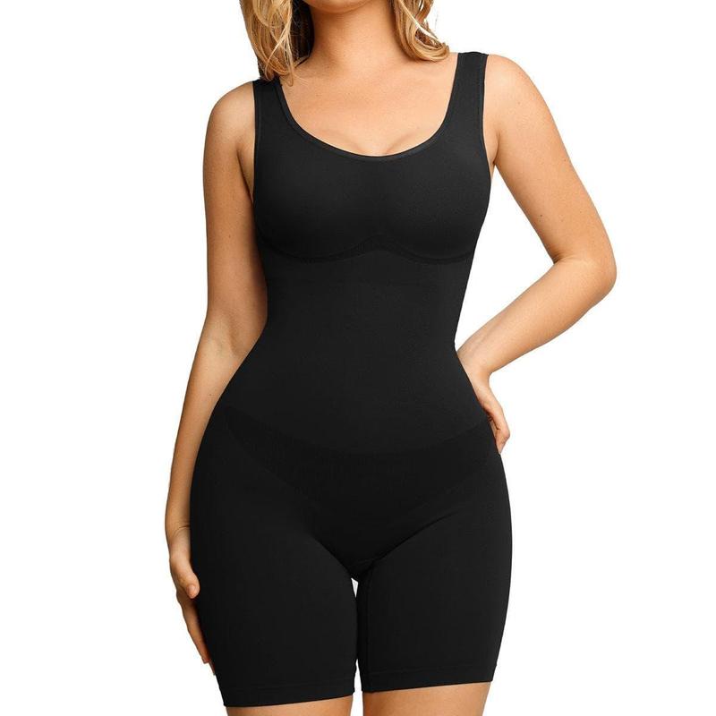 Popilush The Shapewear Bodysuit Crew Neck Seamless Bodysuits Comfortable Womenswear