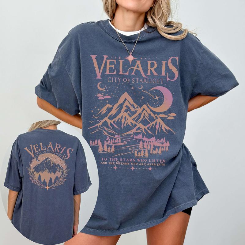 Velaris Shirt, ACOTAR Not Comfort Colors, City Of Starlight, Night Court T-Shirt, Rhysand Quotes, Sarah J Maas Apparel, Book Lover Gift