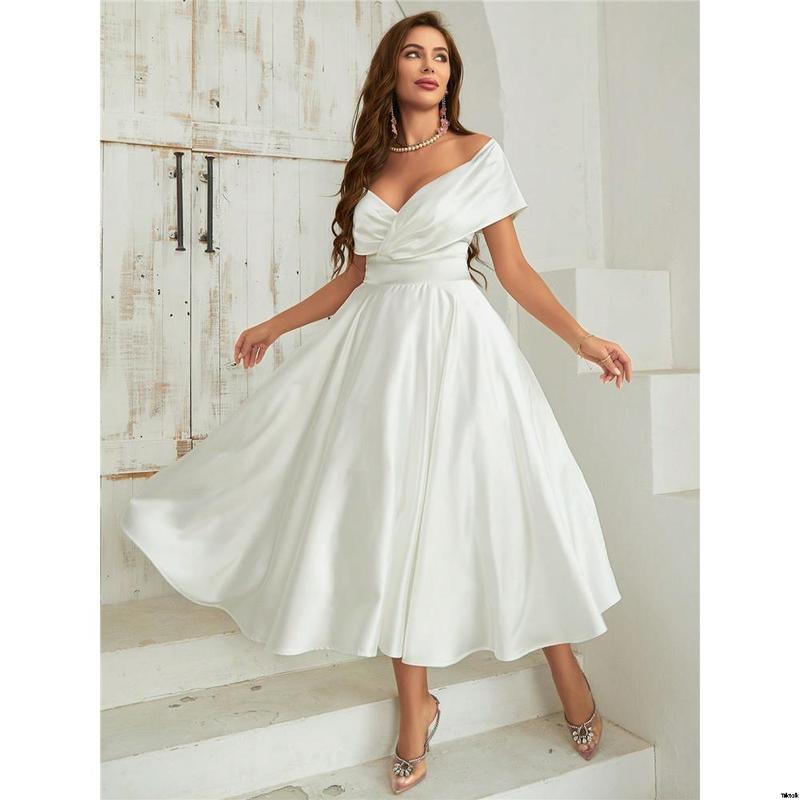 Skirt Hem Cocktail Strapless Elegant Fish BelleTiktok