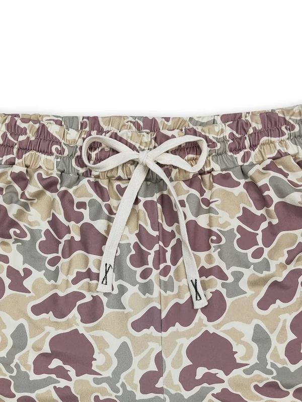 Adult women's Camo print casual shorts