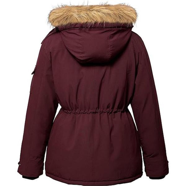 Women's Plus Size Winter Coat Water-Repllent Puffer Jacket Warm Thicken Parka Overcoat with Removable Hood Lady Comfort Longsleeves Outerwear windbreaker jackets