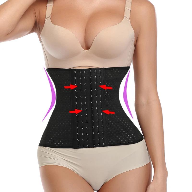 Classic Waist Trainer Body Shaper Breathable Tummy Control Slimming Belt Corset Hourglass Shapewear Women Adjustable Sheath Band