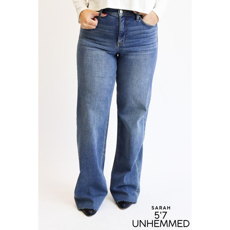 The Everyday Wide Leg Tummy Control Jean