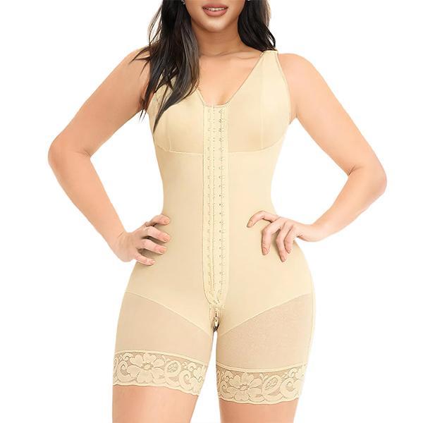 Fajas Colombianas Shapewear for Women Tummy Control Post Surgery Full Body Shaper Butt Lifter with Zipper Crotch Comfort Compression