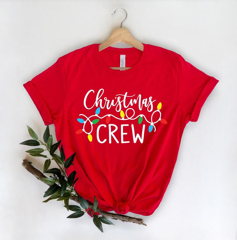 Christmas Crew Shirt – Family Holiday Season T-Shirt, Christmas Party Tee, Xmas Gift Shirt coquette christmas