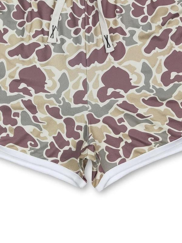 Adult women's Camo print casual shorts