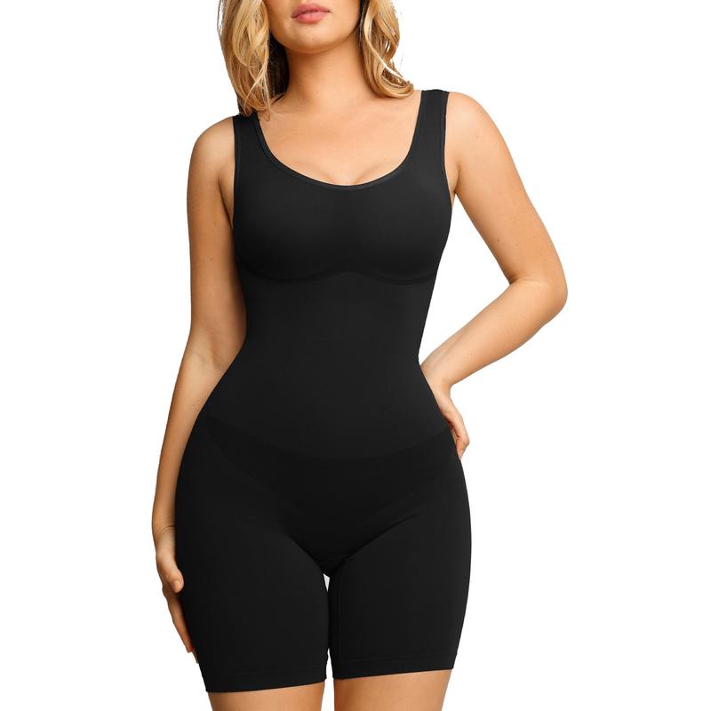 Popilush The Shapewear Bodysuit Crew Neck Seamless Bodysuits Comfortable Womenswear