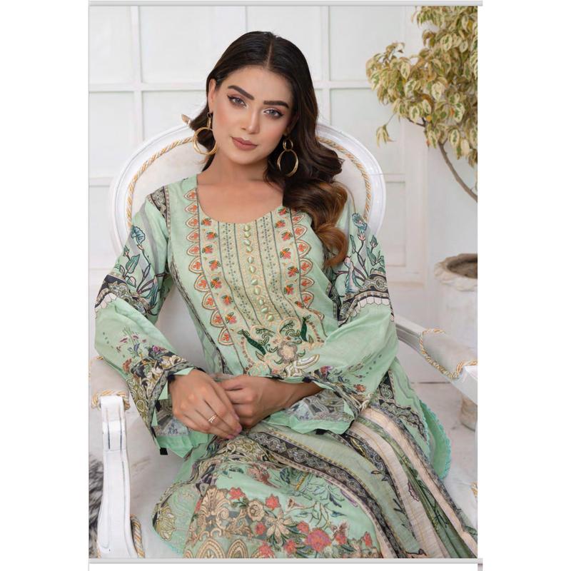 Traditional Pakistani Salwar Kameez Suit - D0