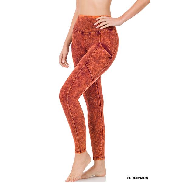 Mineral Wash Pocket Leggings