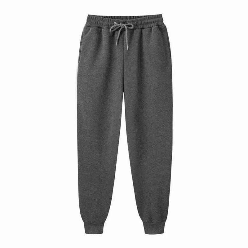 Fashion Womens Casual Sports Pants Running Workout Jogging Warm Fleece Trousers Couple Solid Outdoors Sweatpants Streetwear