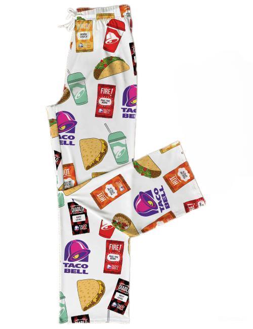 Taco Bell Drawstring Wide Leg Pants for Women Ultimate Comfort & Style for Taco Lovers