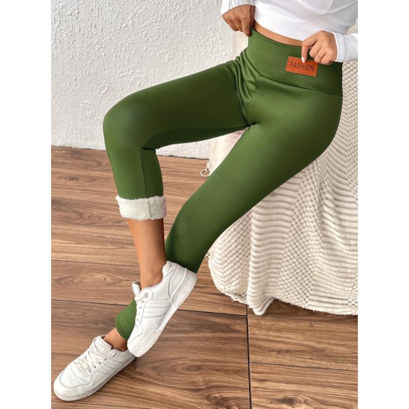 Cozy Thermal Leggings - Ultra Soft, Stretchy, and Warm Winter Pants for Women - Fall and Winter Essential Clothing for Cold Weather