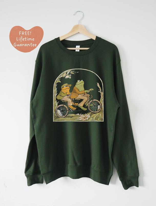 Frog And Toad Sweatshirt Sweater Lifetime Guarantee On Print Classic Book Sweatshirt Cottagecore Sweatshirt Frog Sweatshirt Vintage Sweater - Hoodie - Tshirt