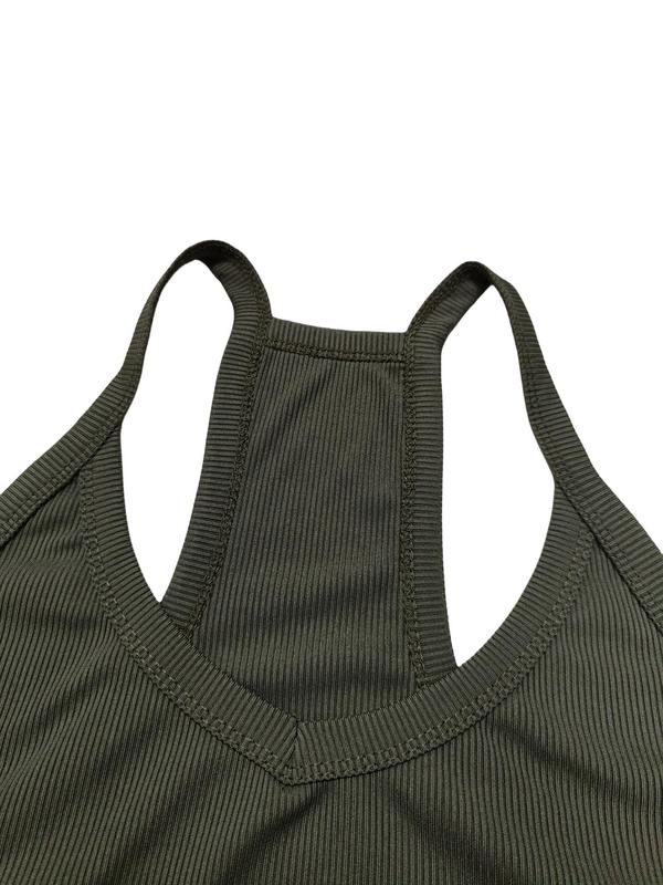 Women's Solid Color Tank Top, Casual Sleeveless Top for Summer, Ladies Clothes for Daily Wear