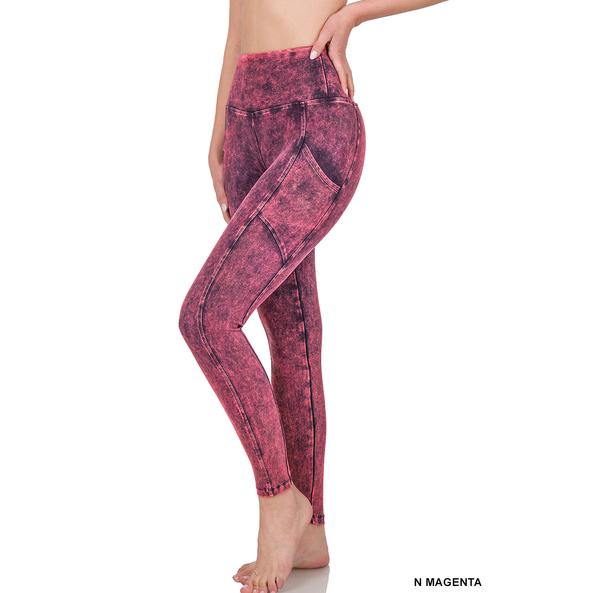 Mineral Wash Pocket Leggings