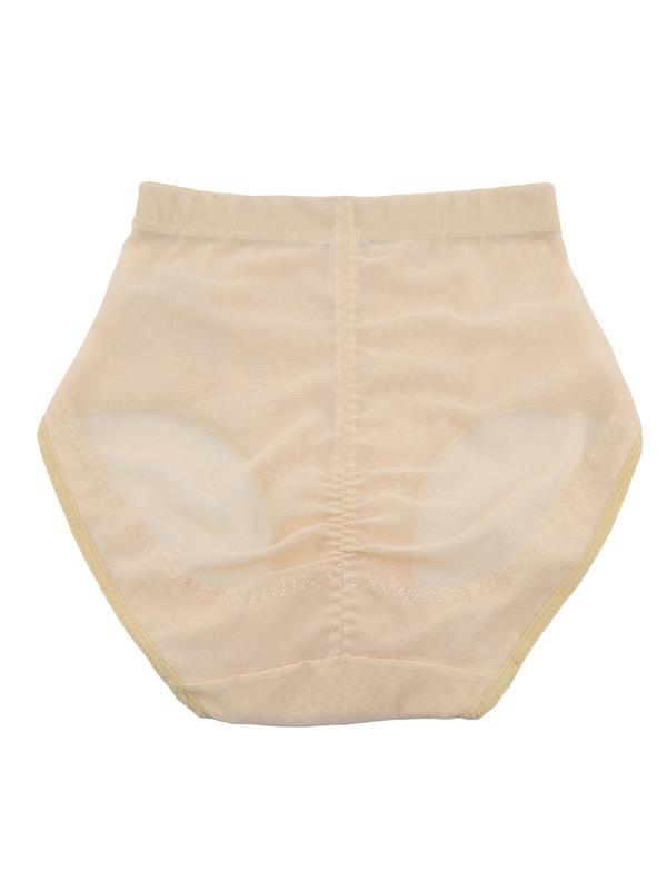 Women's High Waist Tummy Control Panty, Solid Breathable Comfortable High Waist Knicker for Daily Wear, Women Underwear for All Seasons