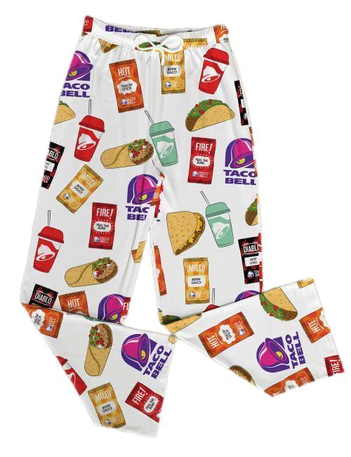 Taco Bell Drawstring Wide Leg Pants for Women Ultimate Comfort & Style for Taco Lovers