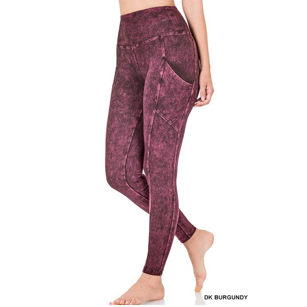 Mineral Wash Pocket Leggings