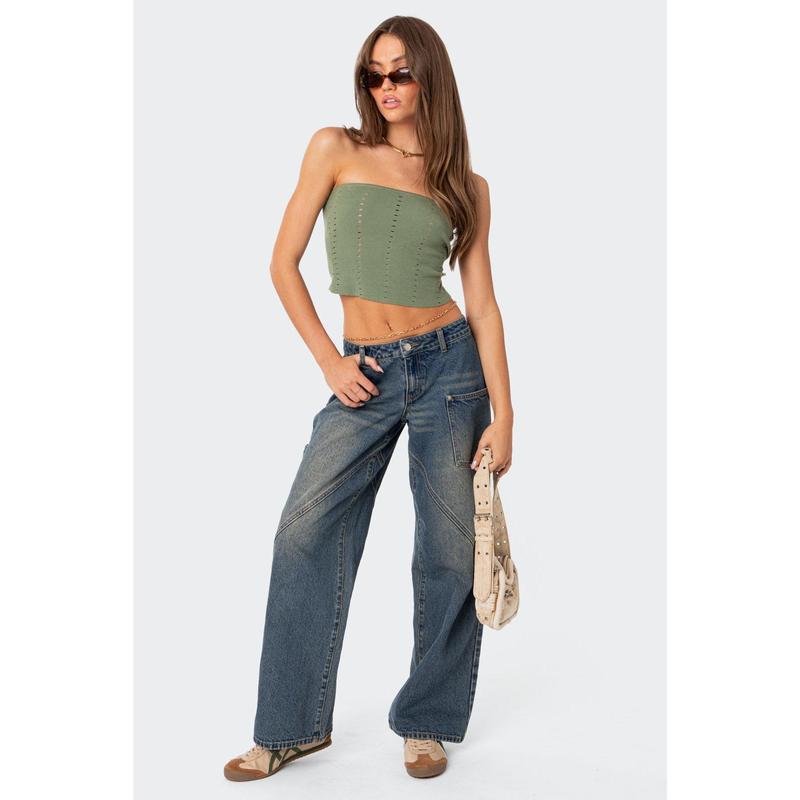 Serena Low Rise Carpenter Jeans