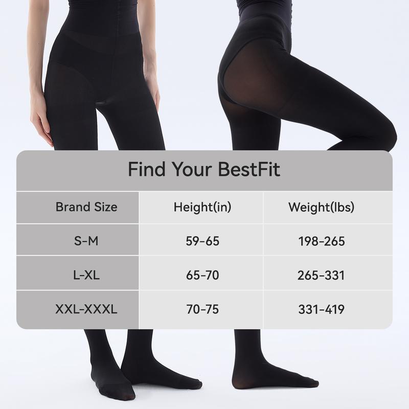 LUCKMEEY Tight Rip-resistant Strong Tight Revolutionary Fiber Comfort Bridal Stockings Christmas