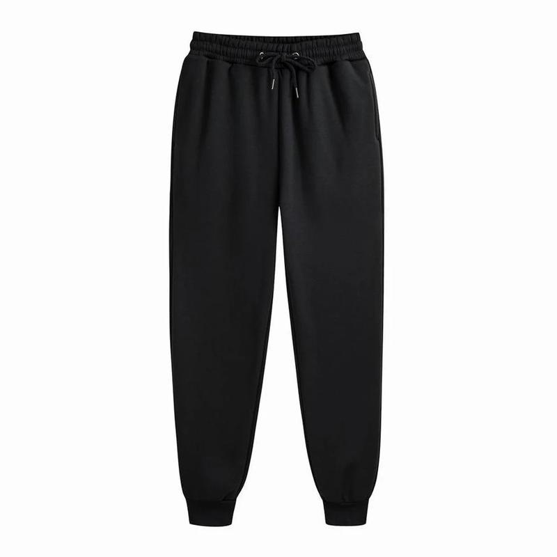 Fashion Womens Casual Sports Pants Running Workout Jogging Warm Fleece Trousers Couple Solid Outdoors Sweatpants Streetwear