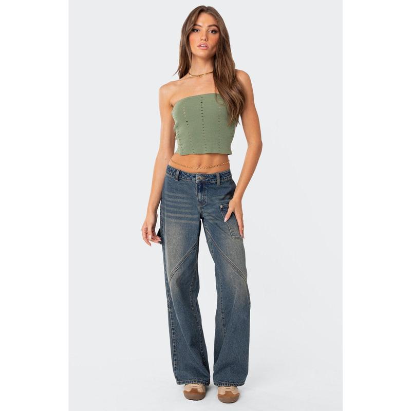 Serena Low Rise Carpenter Jeans