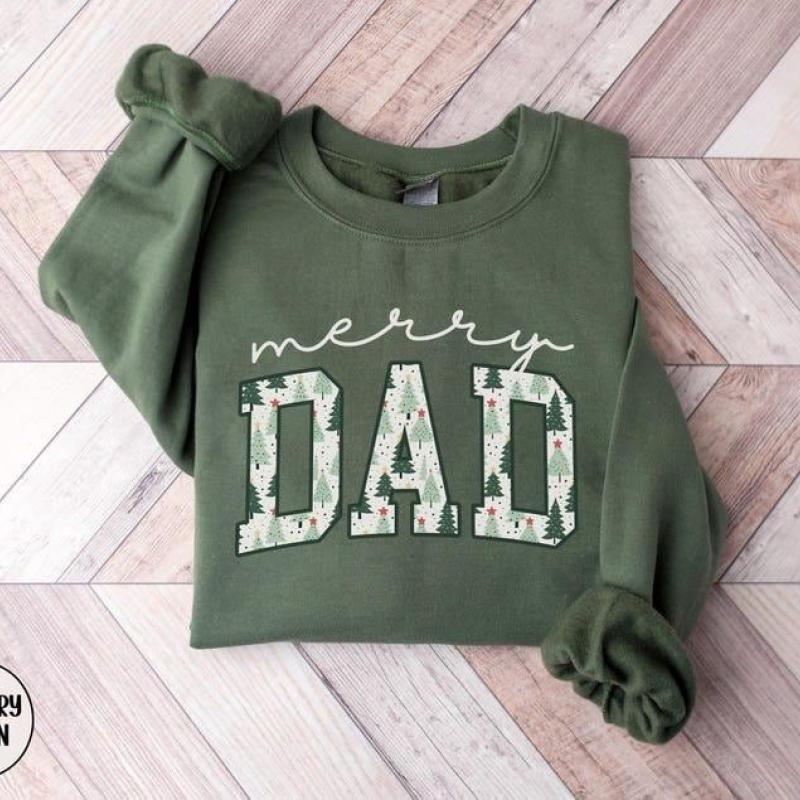 Merry Mama and Dad Sweatshirts, New Mom and Dad Christmas Sweaters, Xmas Pregnancy Announcement Gift, Matching Couples Holiday Crewnecks