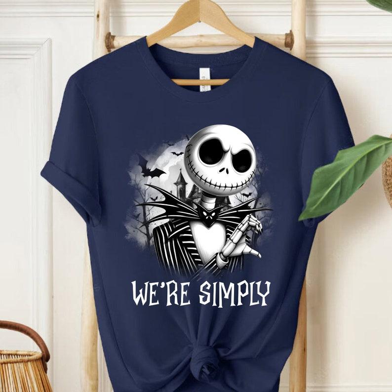 Jack And Sally Couple Shirt  Jack Sally Shirt Nightmare Before Christmas  Halloween Shirt Couple Halloween Shirt