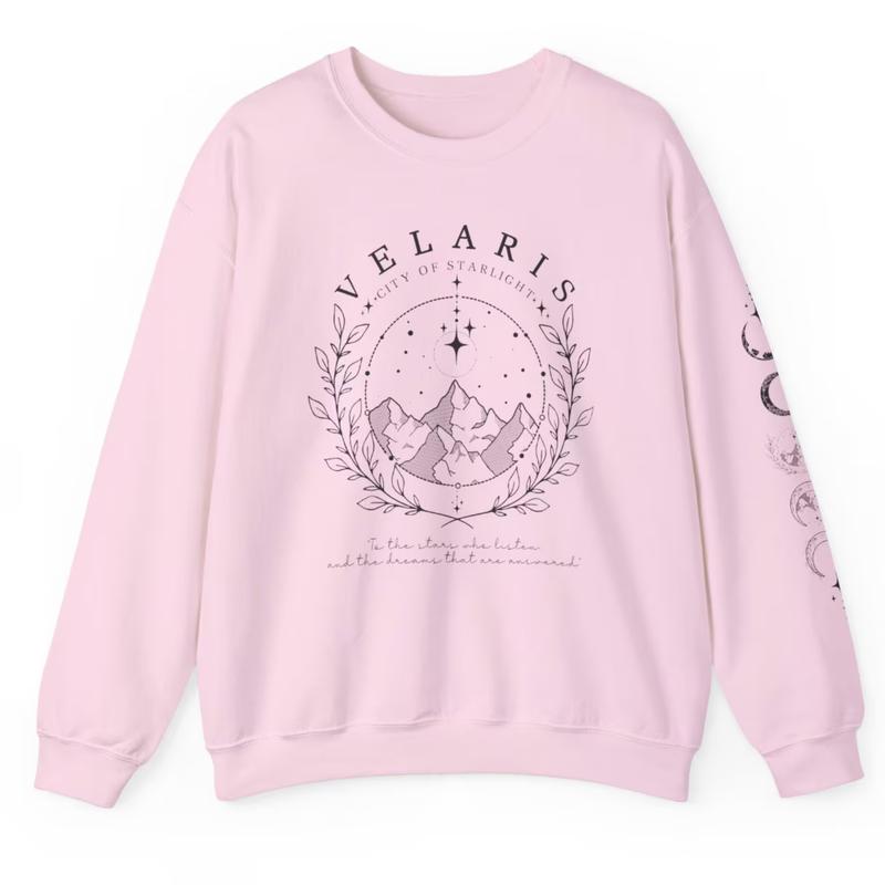 Velaris - The City of Starlight Printed Sweatshirt - The Night Court Acotar City of Starlight Jumper