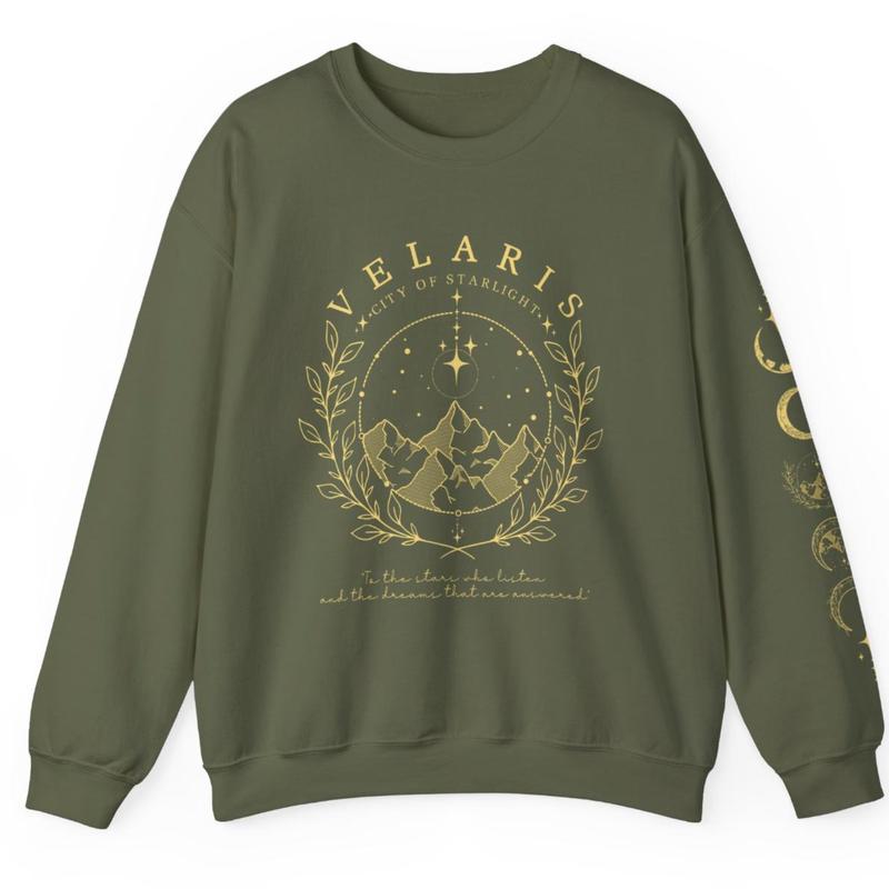 Velaris - The City of Starlight Printed Sweatshirt - The Night Court Acotar City of Starlight Jumper