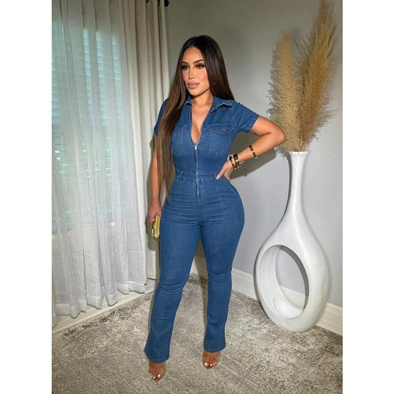 JGlow Denim Jumpsuit