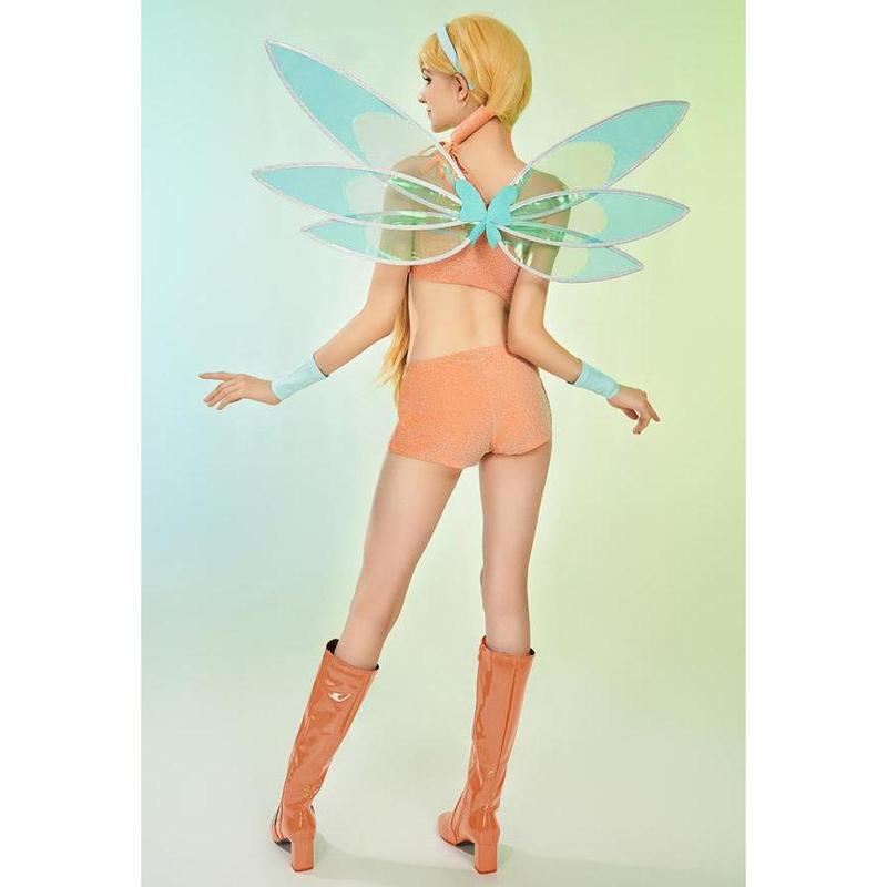 Winx Club Stella Halloween Cosplay Costume Set