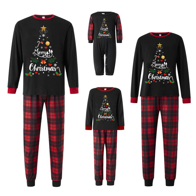 Christmas Family Pajamas Xmas Matching Family Pajama Holiday Pjs Xmas Jammies Sleepwear Set