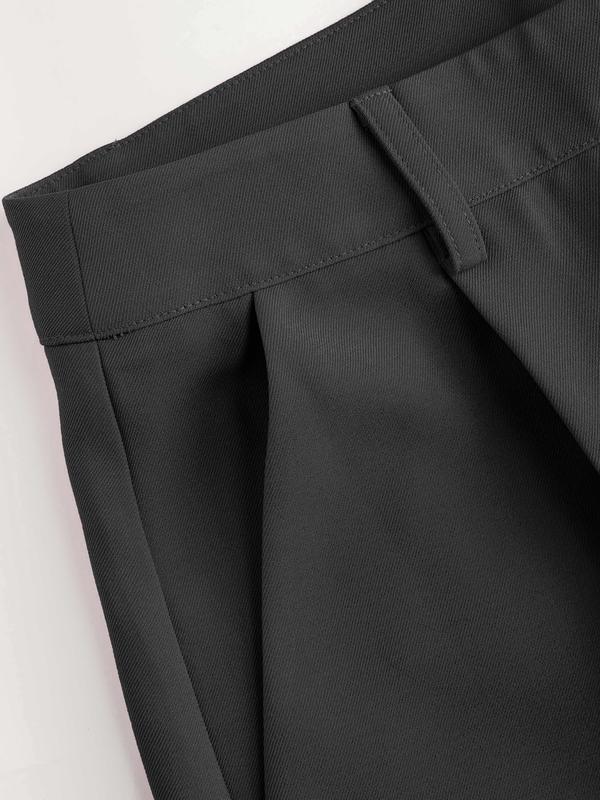 [12 colors, US size 0-26] High Waist Pleated Wide Leg Pants