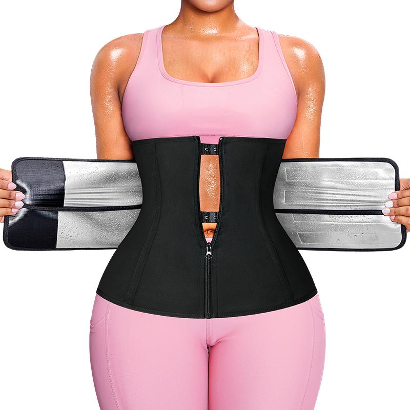 Nebility Sweat Fitness belt for Women Sport Girdle Workout Shapewear