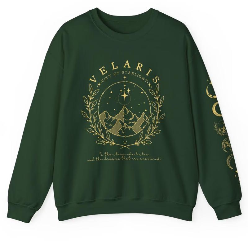 Velaris - The City of Starlight Printed Sweatshirt - The Night Court Acotar City of Starlight Jumper