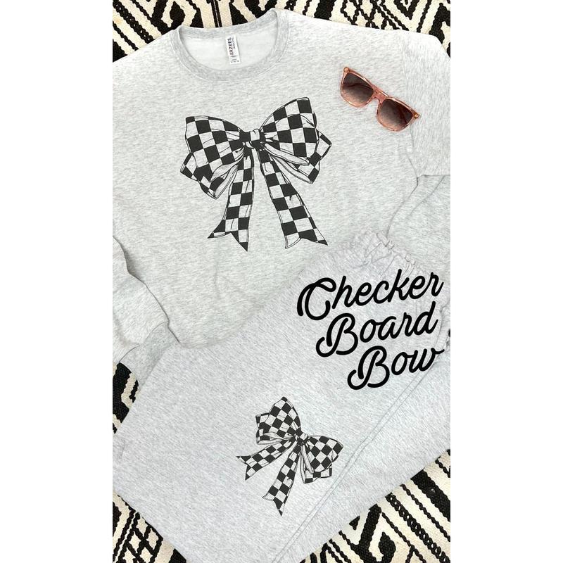 Big On Bows Graphic Sweatpants