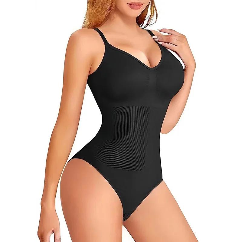 Seamless Shapewear Bodysuit Slimming Girdle Women 1Piece Body Shaper Tummy Control Jumpsuits No Steel Ring Waist Trainer Corset