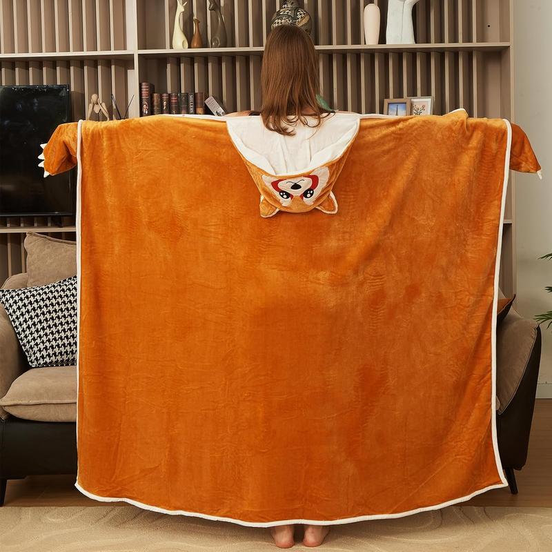 Red Panda Wearable Blanket Cute Animal Blanket Hoodies for Adults Red Panda Costume Funny Gifts for Women Men