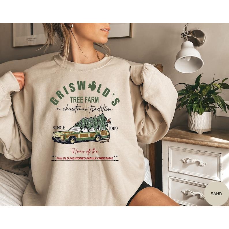 Griswolds Sweatshirt, Griswolds Tree Farm Shirt, Fun Old Fashioned Family Christmas, Christmas Sweatshirt, Cute Xmas Apparel, Griswold Tee