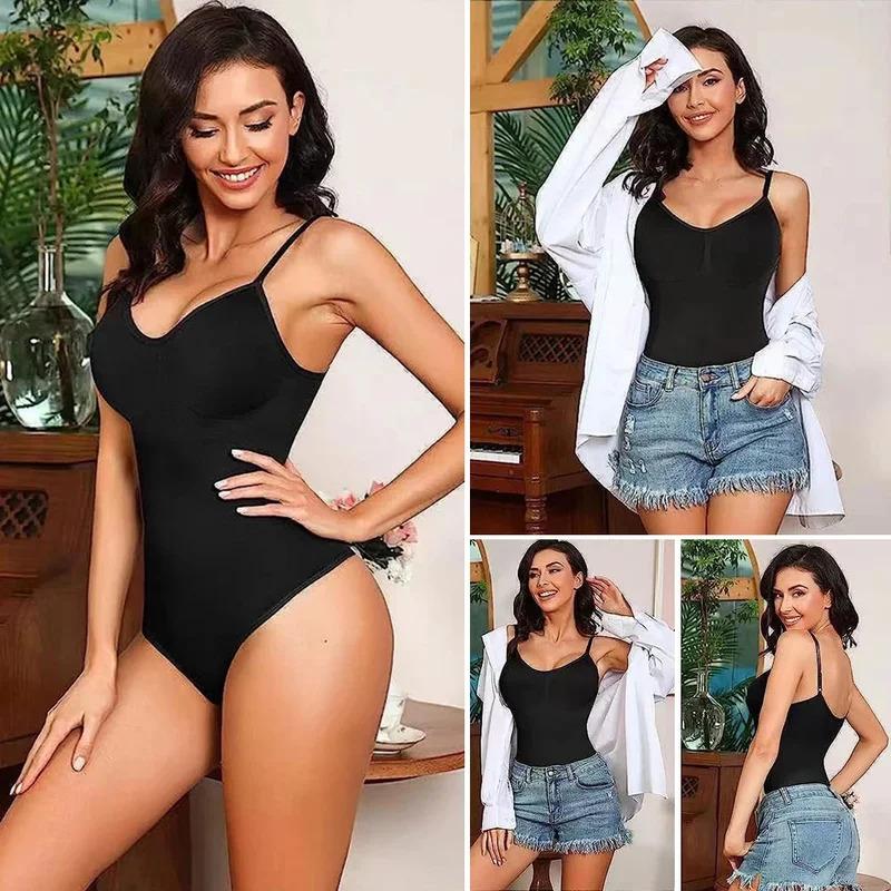 Seamless Shapewear Bodysuit Slimming Girdle Women 1Piece Body Shaper Tummy Control Jumpsuits No Steel Ring Waist Trainer Corset