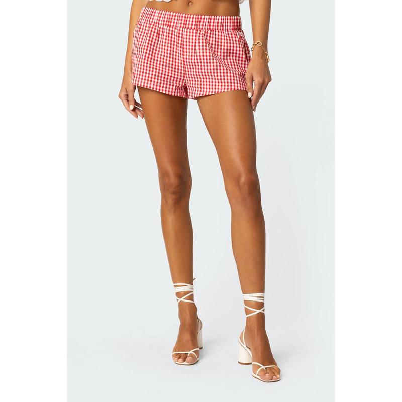 Gingham Boxer Shorts