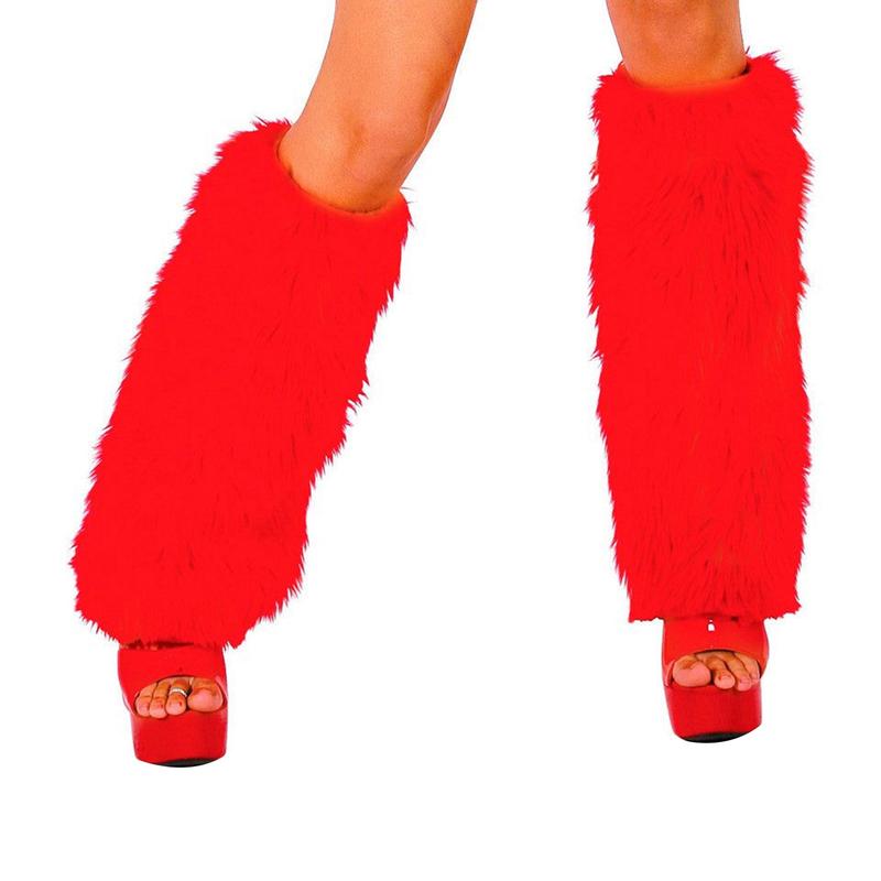 Women Faux Fur Leg Pure, Color Soft and Comfortable Boot, Sleeves Shaggy Winter Leg Warmers, Ladies Clothes for Indoor Outdoor Wear, Ladies Clothes for Daily Wear