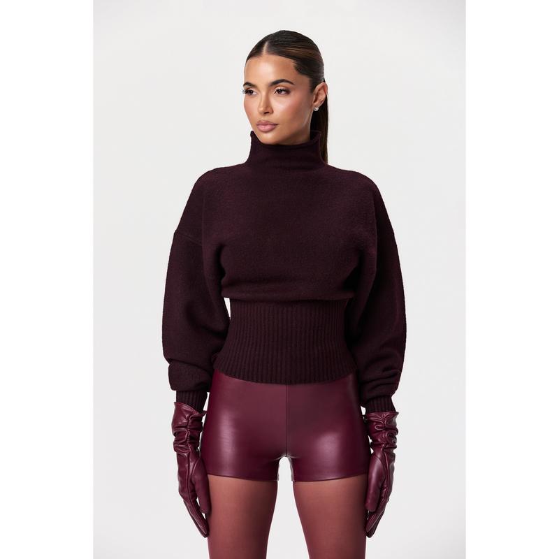 Vegan Leather Hot Pants