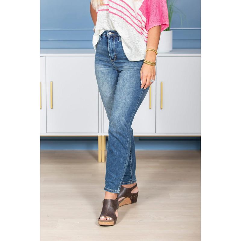 The Isabel Tummy Control Slim Fit Judy Blue Jeans